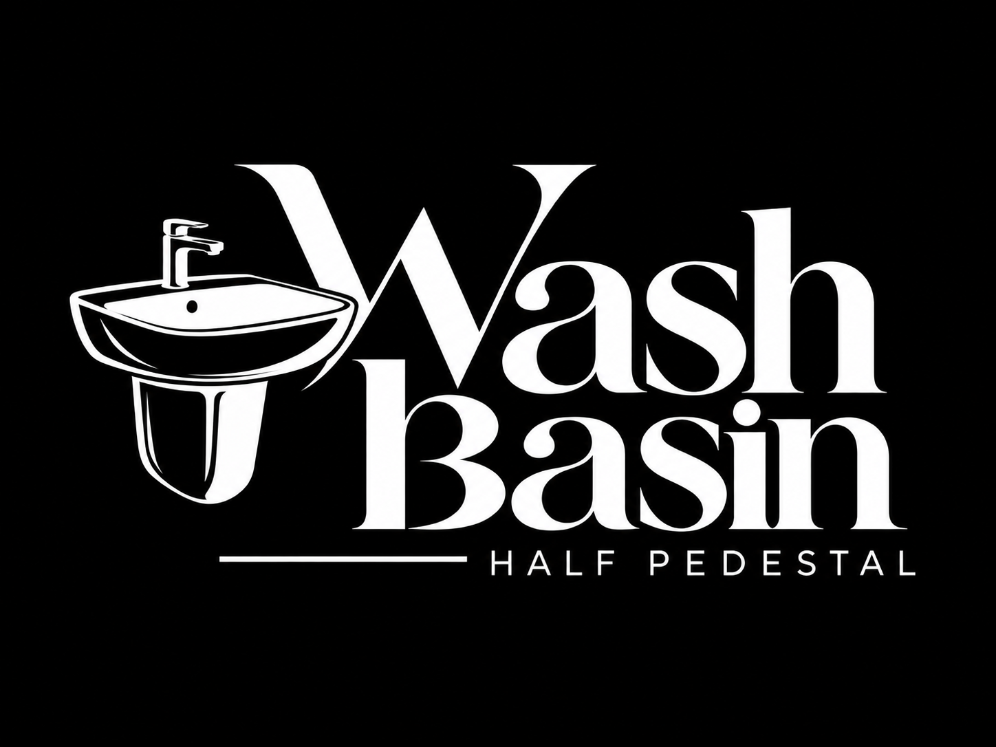 Wash basin half